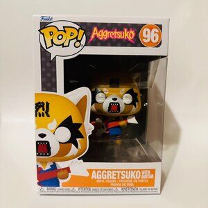 Funko POP! Sanrio Hello Kitty & Friends Aggretsuko with Guitar Figure #96